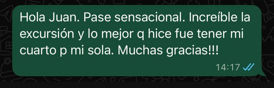 Comentario de viajero 4